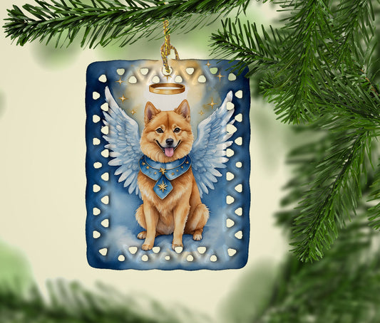 Finnish Spitz My Angel Porcelain Ornament