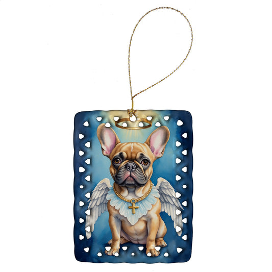French Bulldog My Angel Porcelain Ornament