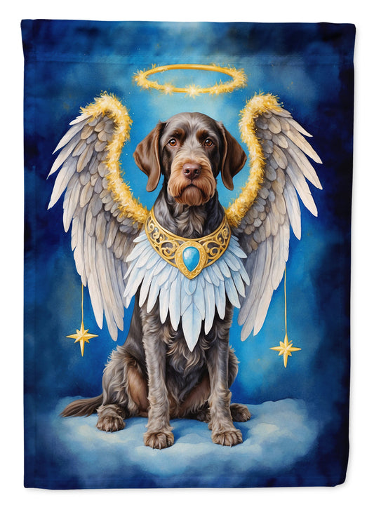 German Wirehaired Pointer My Angel House Flag