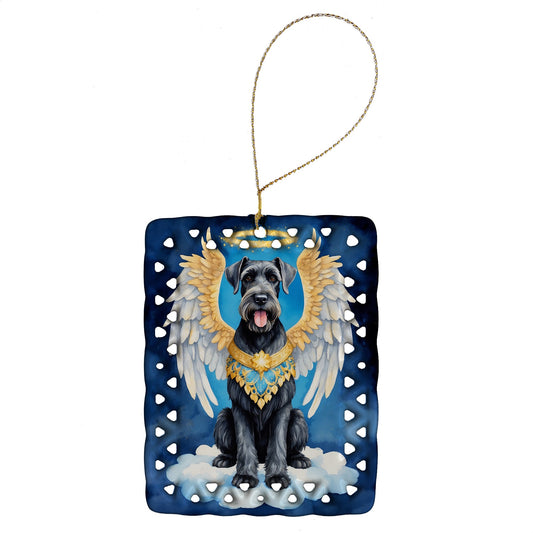 Giant Schnauzer My Angel Porcelain Ornament