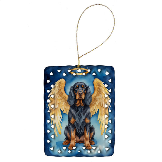 Gordon Setter My Angel Porcelain Ornament