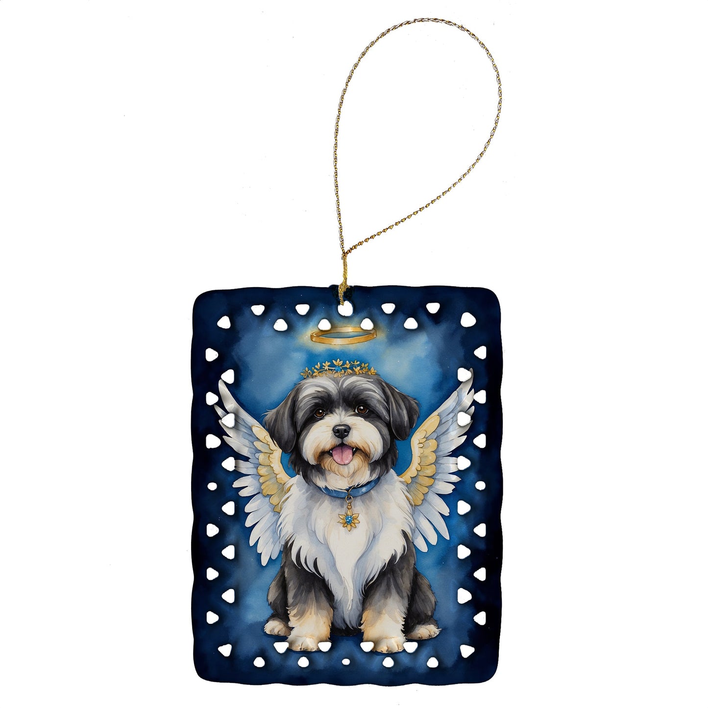 Havanese My Angel Porcelain Ornament