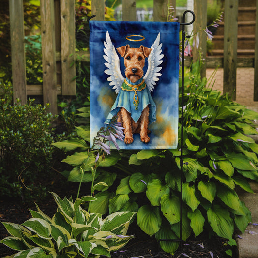 Irish Terrier My Angel Garden Flag – Memorial or Christmas Dog Angel Decor