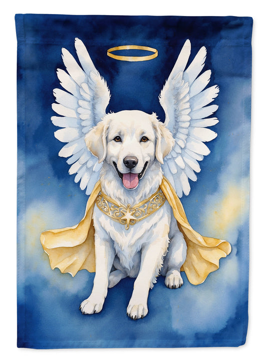 Kuvasz My Angel Garden Flag – Memorial or Christmas Dog Angel Decor