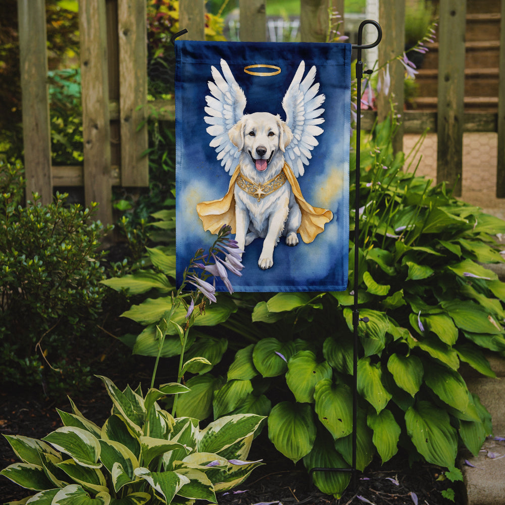 Kuvasz My Angel Garden Flag – Memorial or Christmas Dog Angel Decor