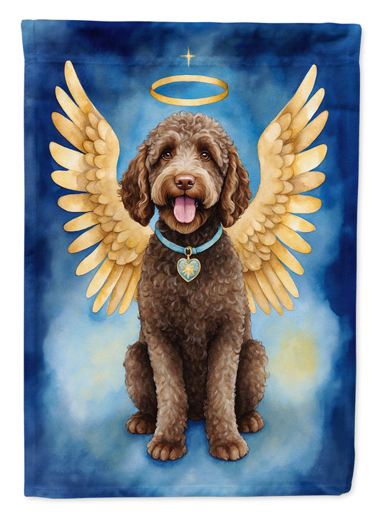 Labradoodle My Angel House Flag