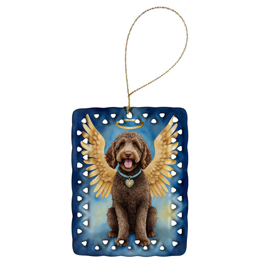 Labradoodle My Angel Porcelain Ornament