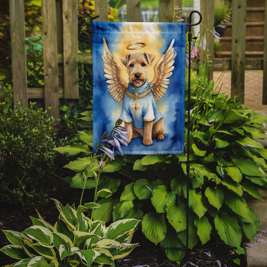 Lakeland Terrier My Angel Garden Flag – Memorial or Christmas Dog Angel Decor