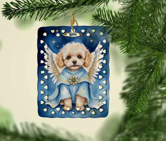 Maltipoo My Angel Porcelain Ornament