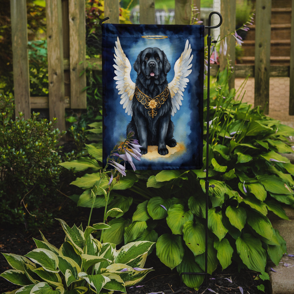 Newfoundland My Angel Garden Flag – Memorial or Christmas Dog Angel Decor