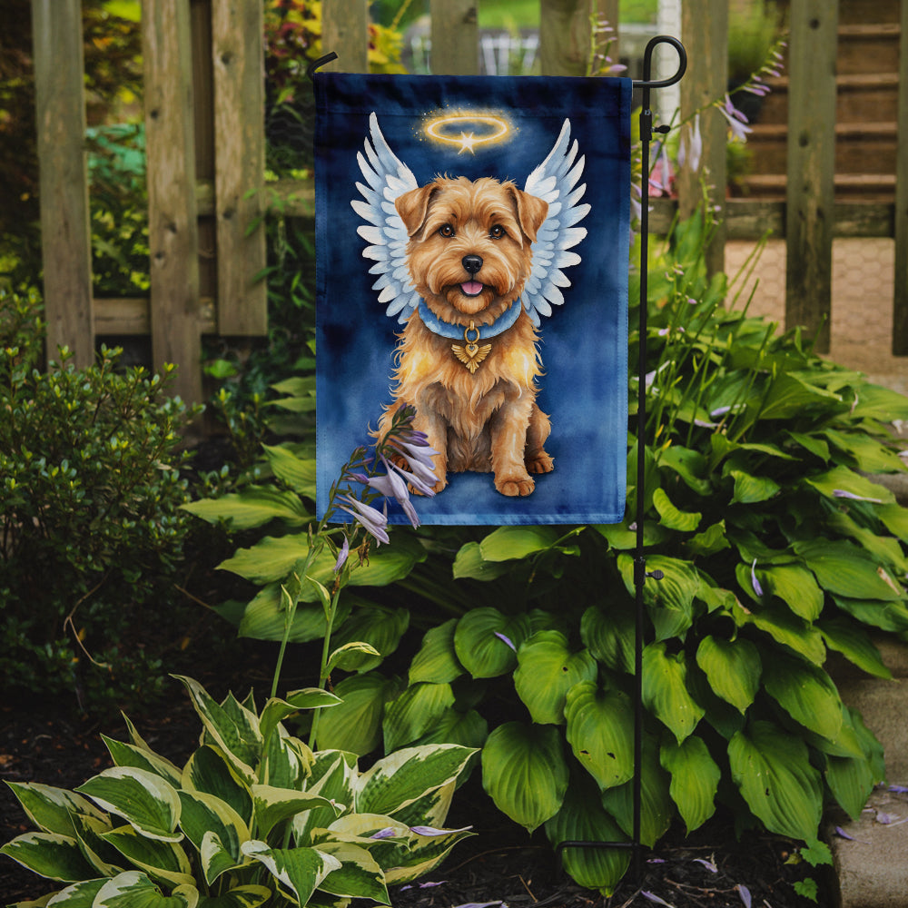 Norfolk Terrier My Angel Garden Flag – Memorial or Christmas Dog Angel Decor