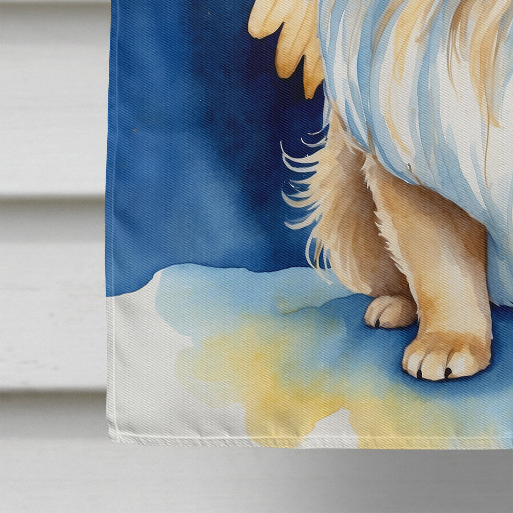 Pekingese My Angel House Flag