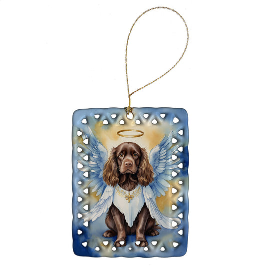 Sussex Spaniel My Angel Porcelain Ornament