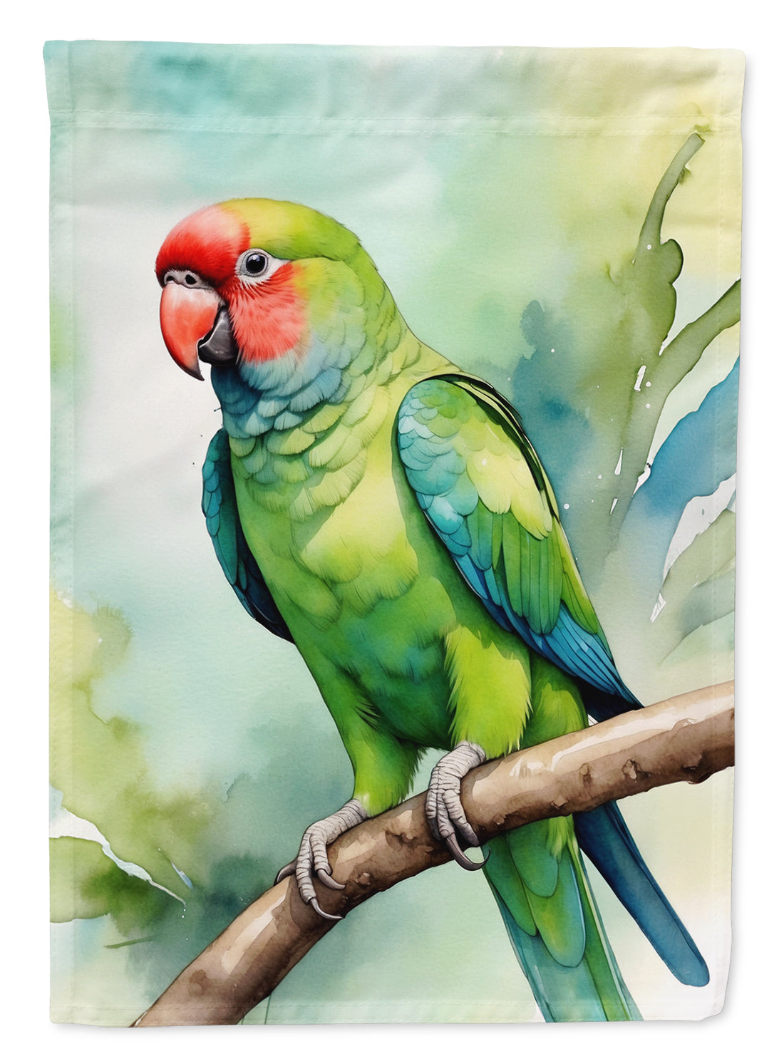 African Ringneck Parrot Garden Flag –  Garden Flag by Caroline's Treasures