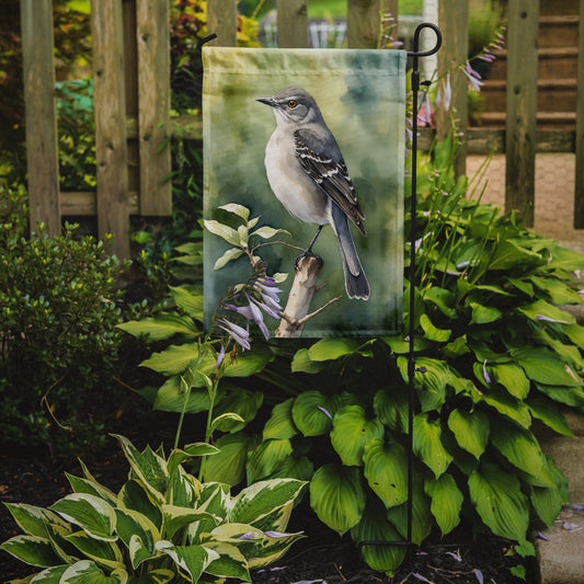 Arkansas Northern Mockingbird Garden Flag –  Garden Flag by Caroline's Treasures