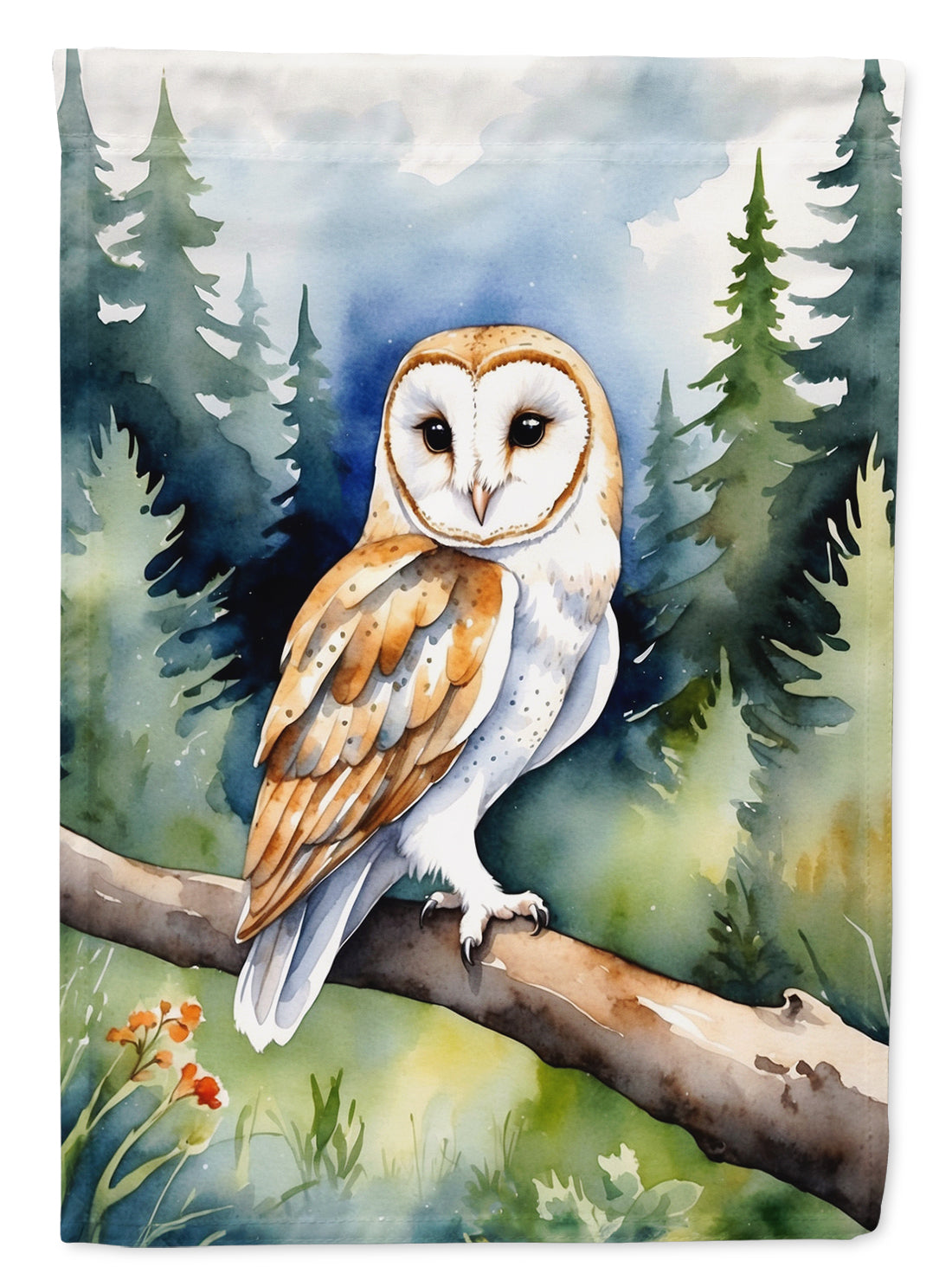 Barn Owl Garden Flag –  Garden Flag by Caroline's Treasures