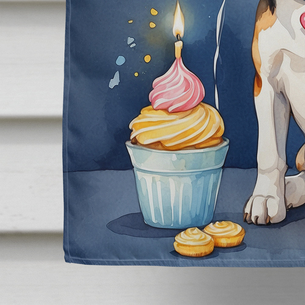 Beagle Happy Birthday House Flag