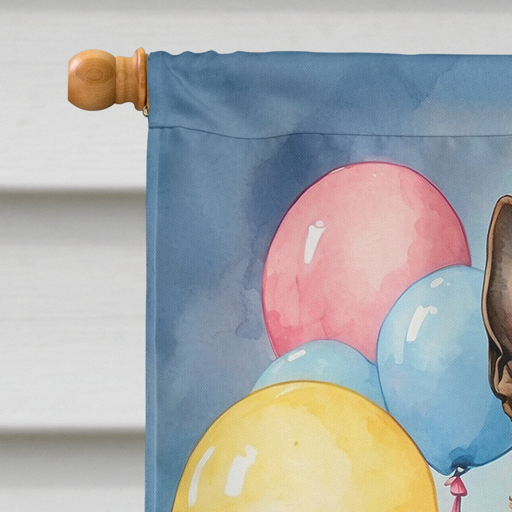 Belgian Malinois Happy Birthday House Flag