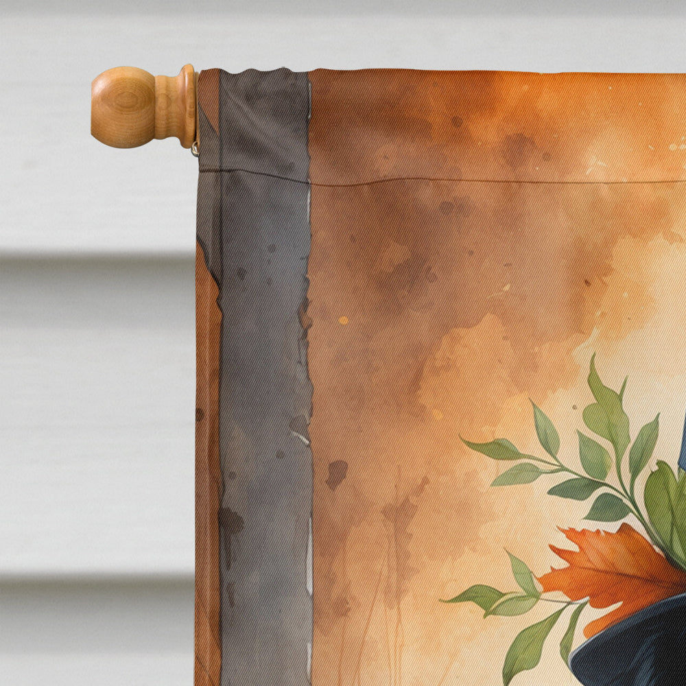 Dachshund Thanksgiving House Flag