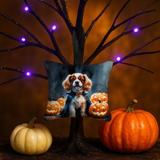 Cavalier Spaniel Puppy Halloween Mini Hanging Pillow Ornament 3.5 × 3.5