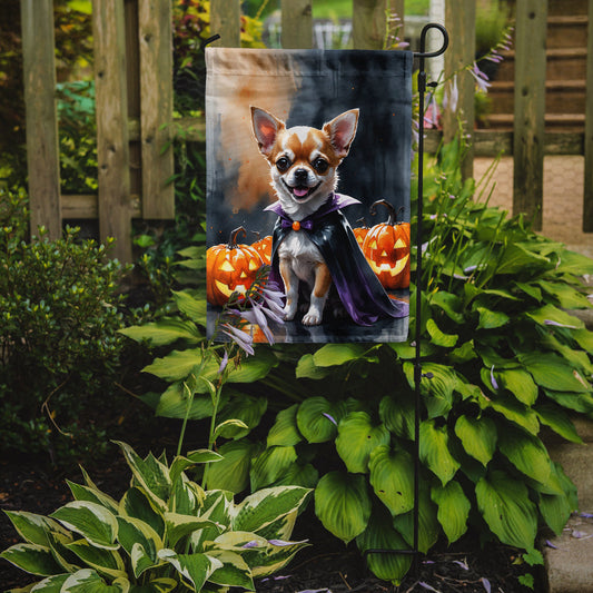Chihuahua Puppy Halloween Garden Flag