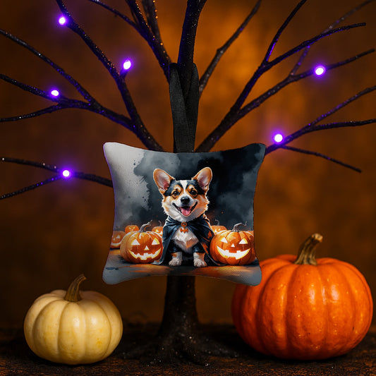 Corgi Puppy Halloween Mini Hanging Pillow Ornament 3.5 × 3.5