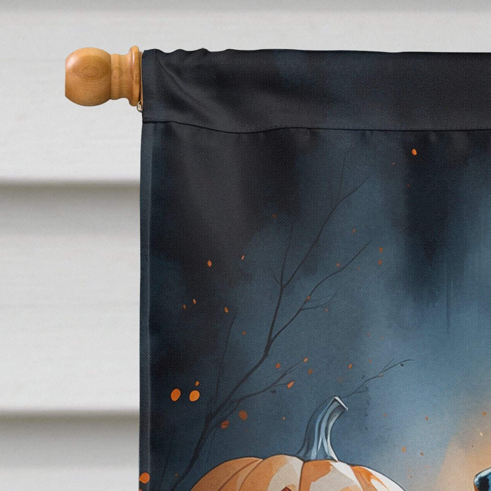 Doberman Pinscher Puppy Halloween House Flag