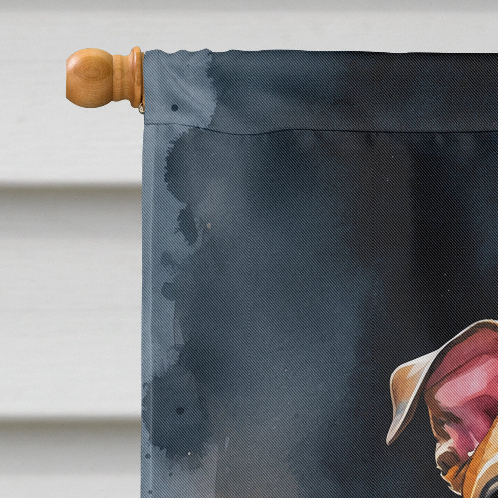 English Bulldog Puppy Halloween House Flag