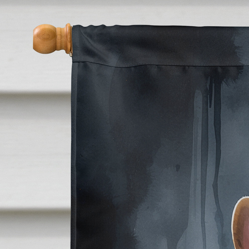 French Bulldog Puppy Halloween House Flag