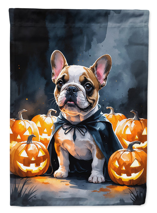 French Bulldog Puppy Halloween House Flag
