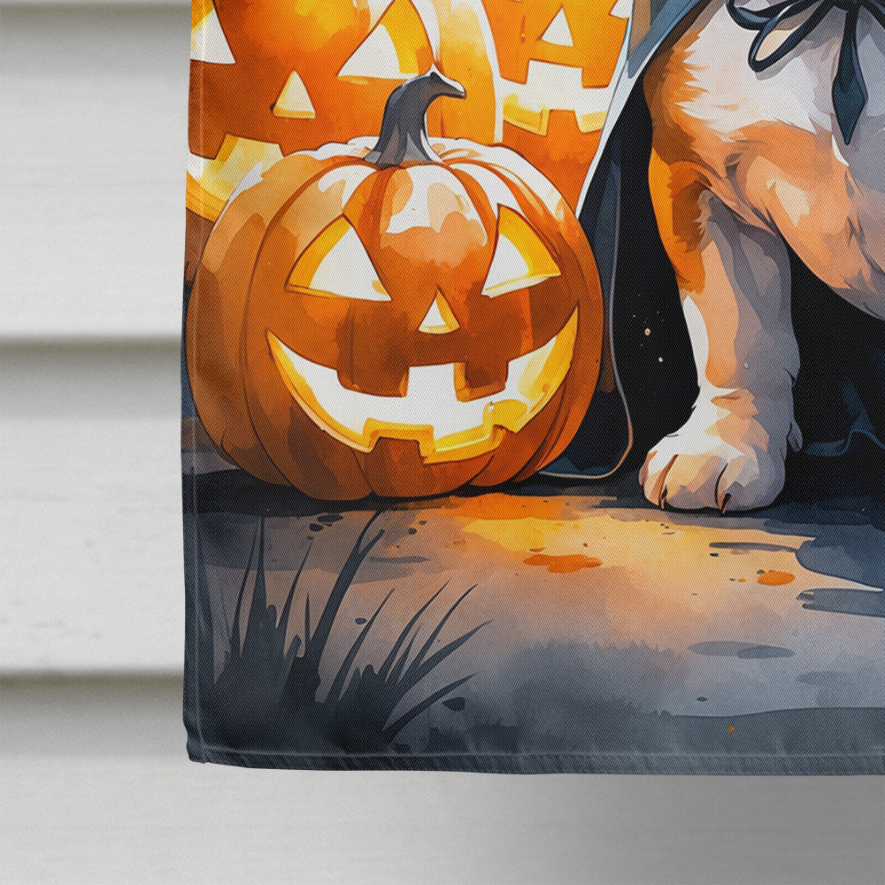 French Bulldog Puppy Halloween House Flag