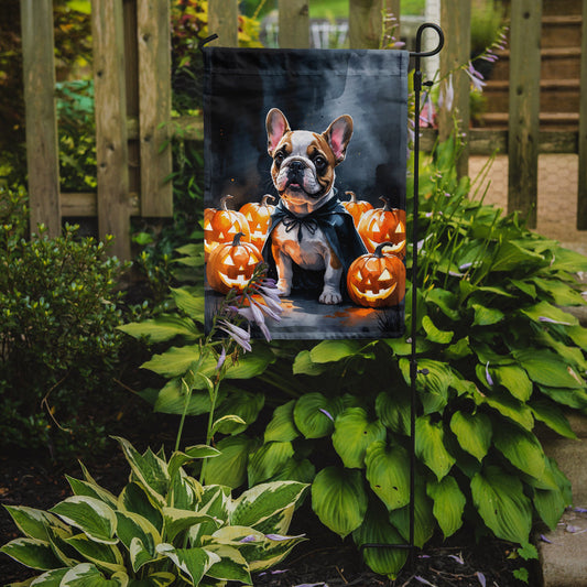 French Bulldog Puppy Halloween Garden Flag