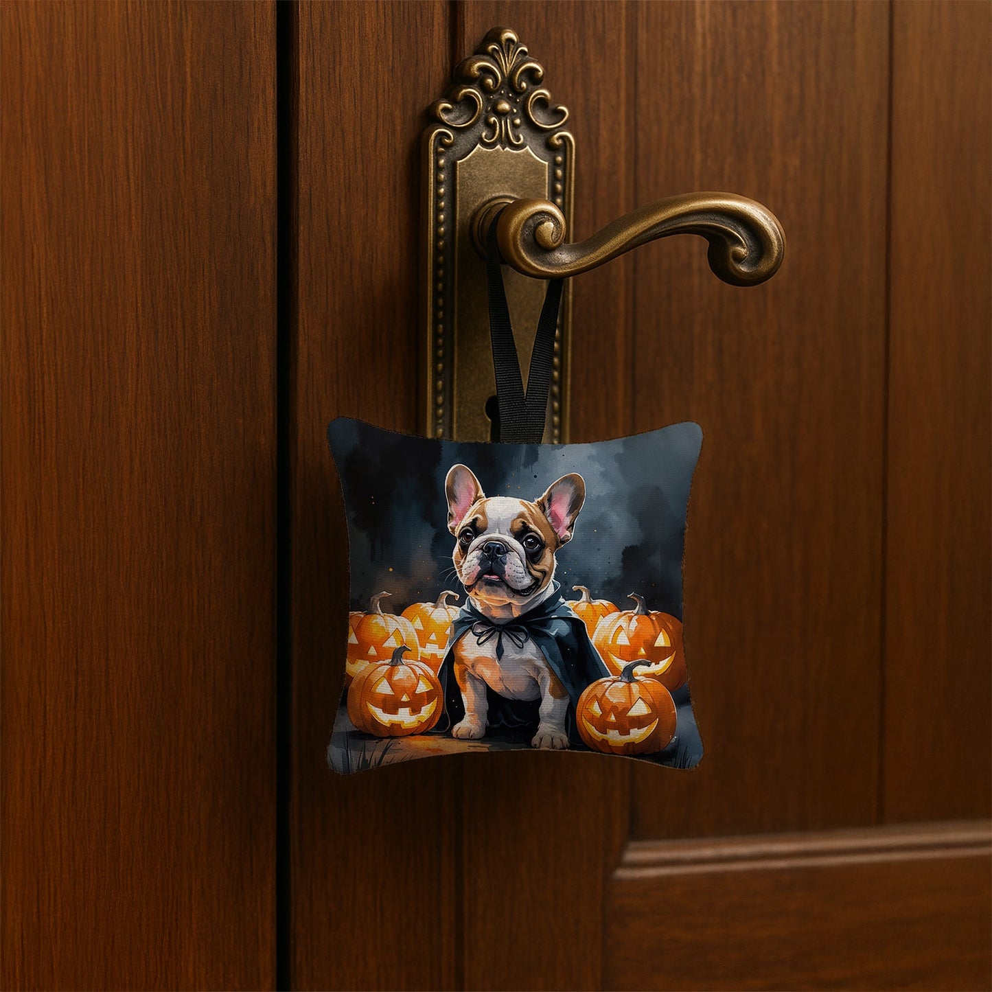 French Bulldog Puppy Halloween Mini Hanging Pillow Ornament 3.5 × 3.5