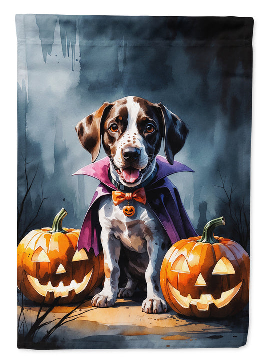 German Shorthaired Pointer Puppy Halloween House Flag