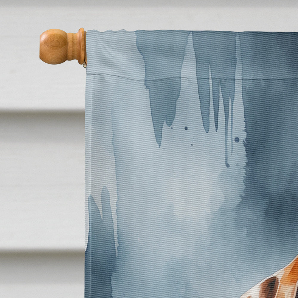 German Shorthaired Pointer Puppy Halloween House Flag