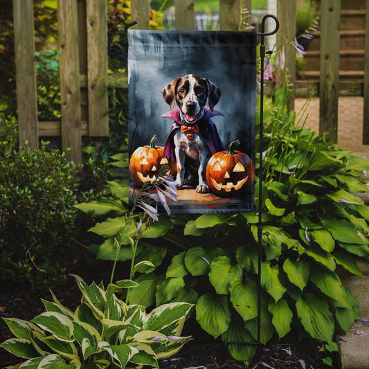 German Shorthaired Pointer Puppy Halloween Garden Flag