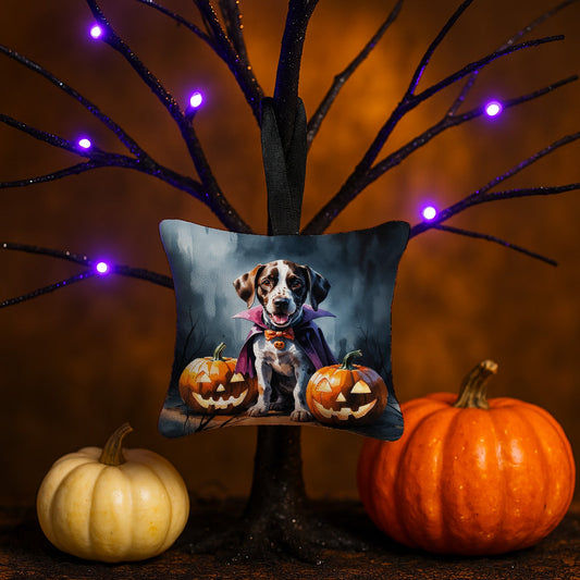 German Shorthaired Pointer Puppy Halloween Mini Hanging Pillow Ornament 3.5 × 3.5