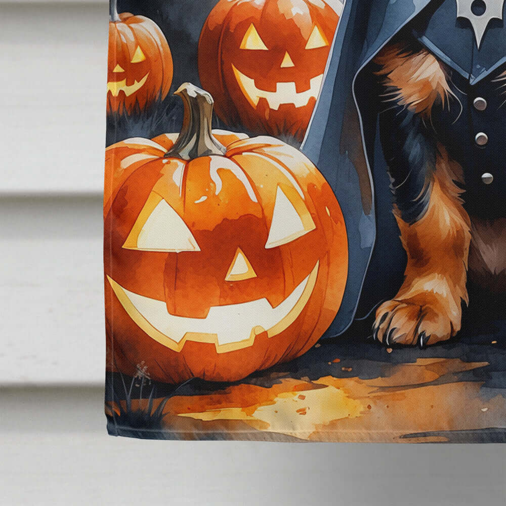 Miniature Pinscher Puppy Halloween House Flag
