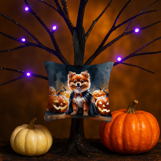 Pomeranian Puppy Halloween Mini Hanging Pillow Ornament 3.5 × 3.5