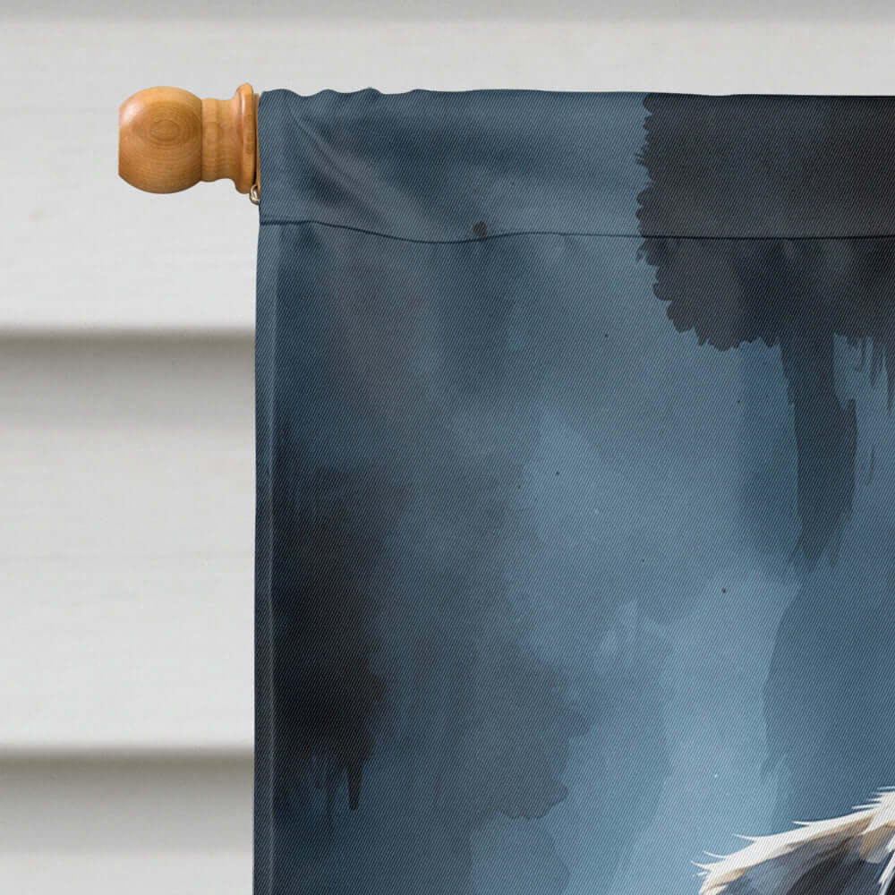 Pug Puppy Halloween House Flag