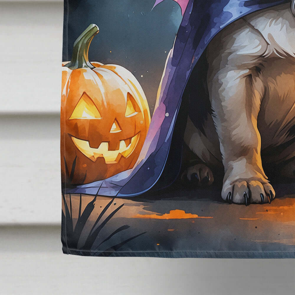 Pug Puppy Halloween House Flag