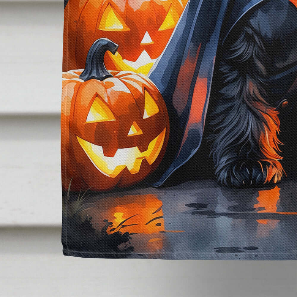 Scottish Terrier Puppy Halloween House Flag