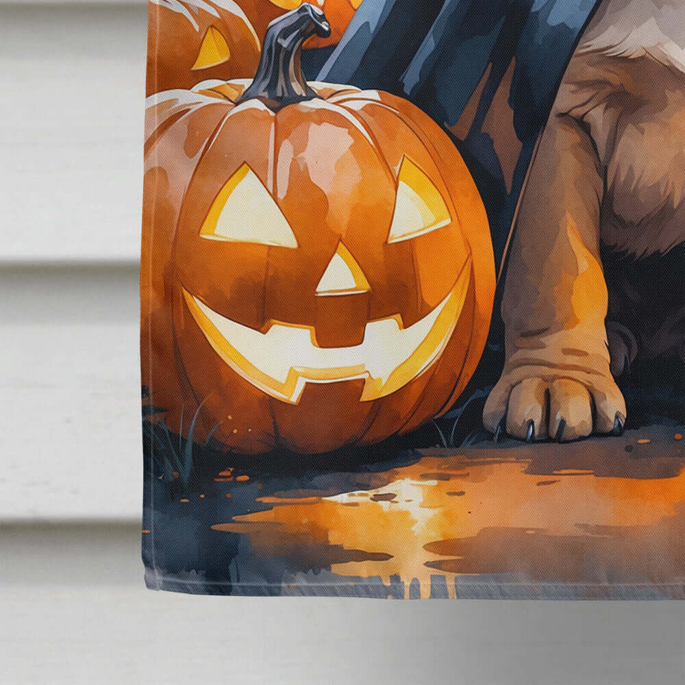 Shar Pei Puppy Halloween House Flag