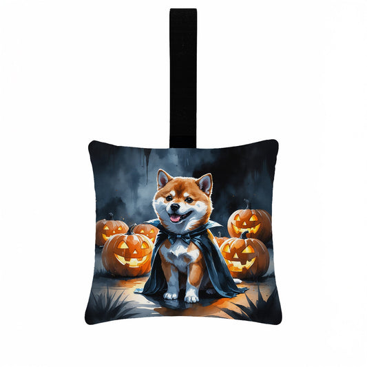 Shiba Inu Puppy Halloween Mini Hanging Pillow Ornament 3.5 × 3.5