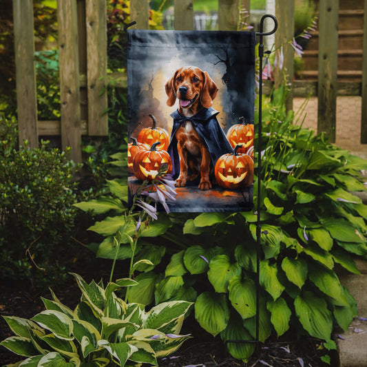Vizsla Puppy Halloween Garden Flag