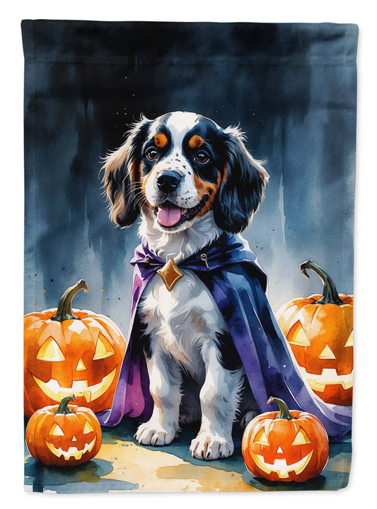 Welsh Springer Spaniel Puppy Halloween Garden Flag