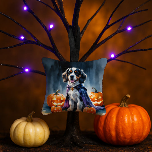 Welsh Springer Spaniel Puppy Halloween Mini Hanging Pillow Ornament 3.5 × 3.5