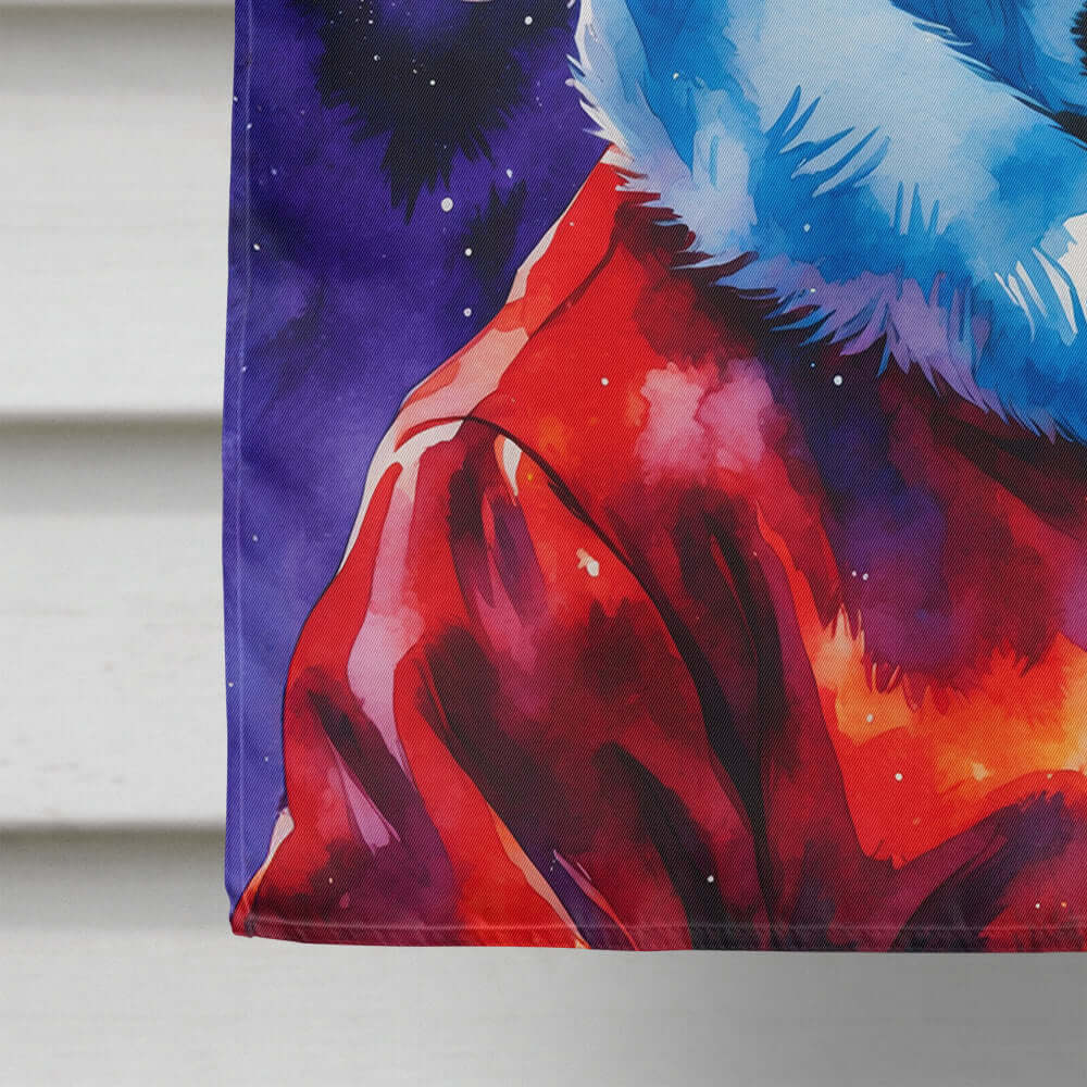 Dalmatian Christmas House Flag