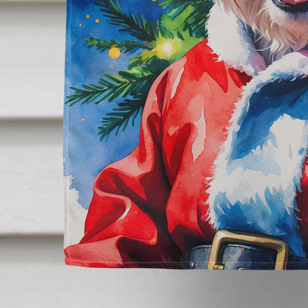 Westie Christmas House Flag
