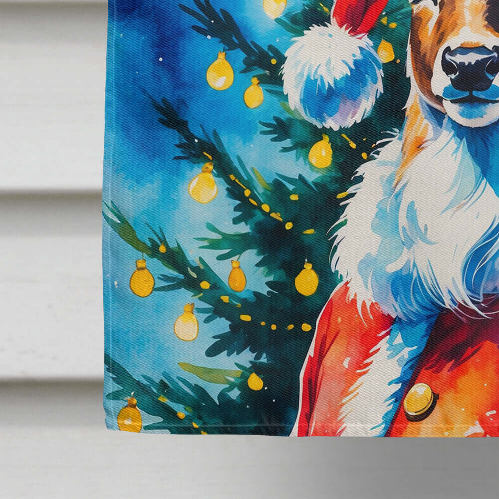 Deer Christmas House Flag